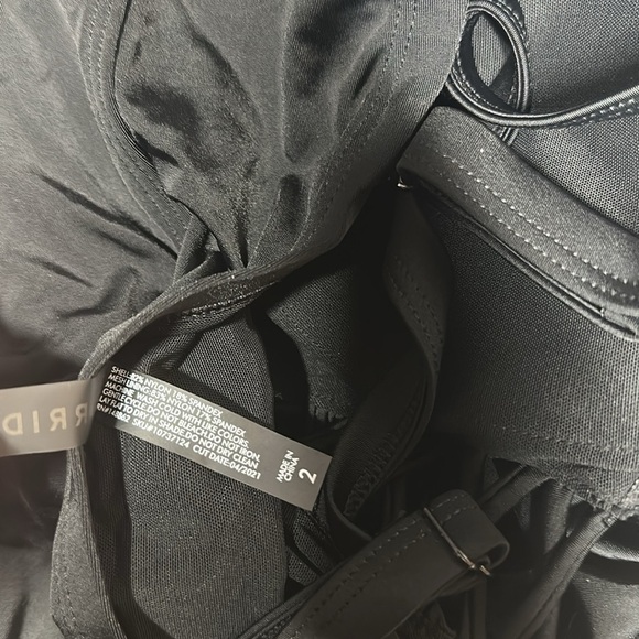 Torrid Swim Swimsuit One Piece Lattice Wireless Slimming Black New Plus Size 2X - Picture 10 of 14